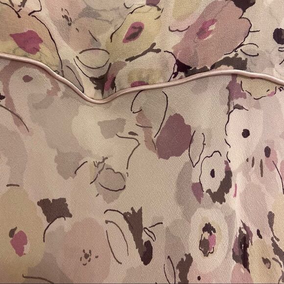 Express Floral Silk Dress size 8 - Picture 3 of 6